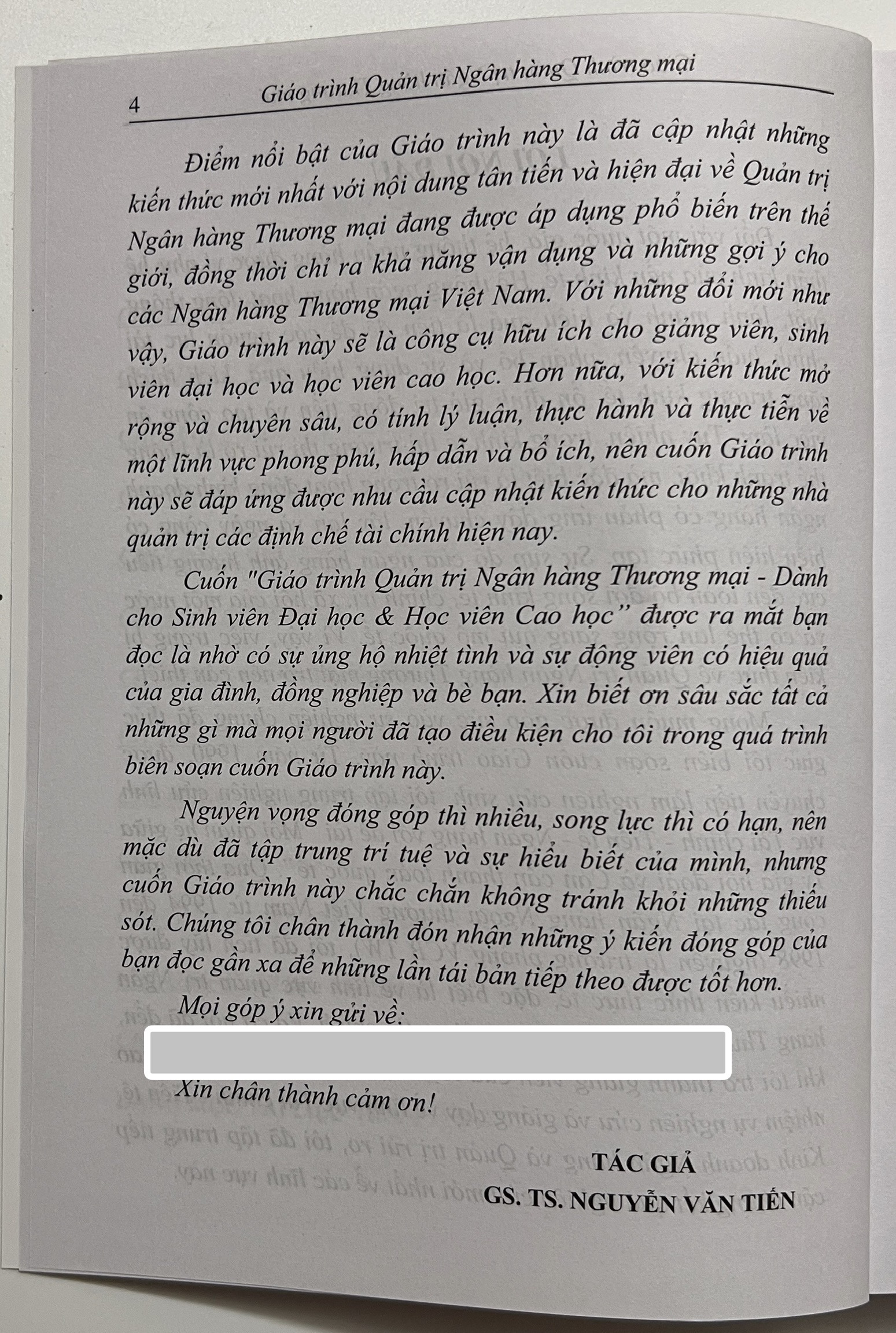 Sách - Giáo Trình Quản Trị Ngân Hàng Thương Mại