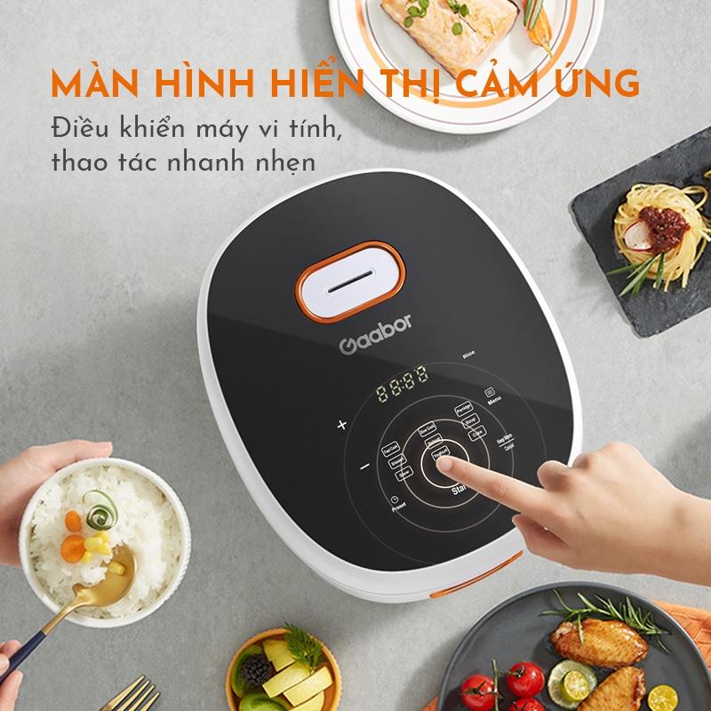 Nồi cơm điện thông minh GAABOR GR-S30B01 dung tích lớn 3L (lòng nồi 1.2L) - 500W - Hàng chính hãng