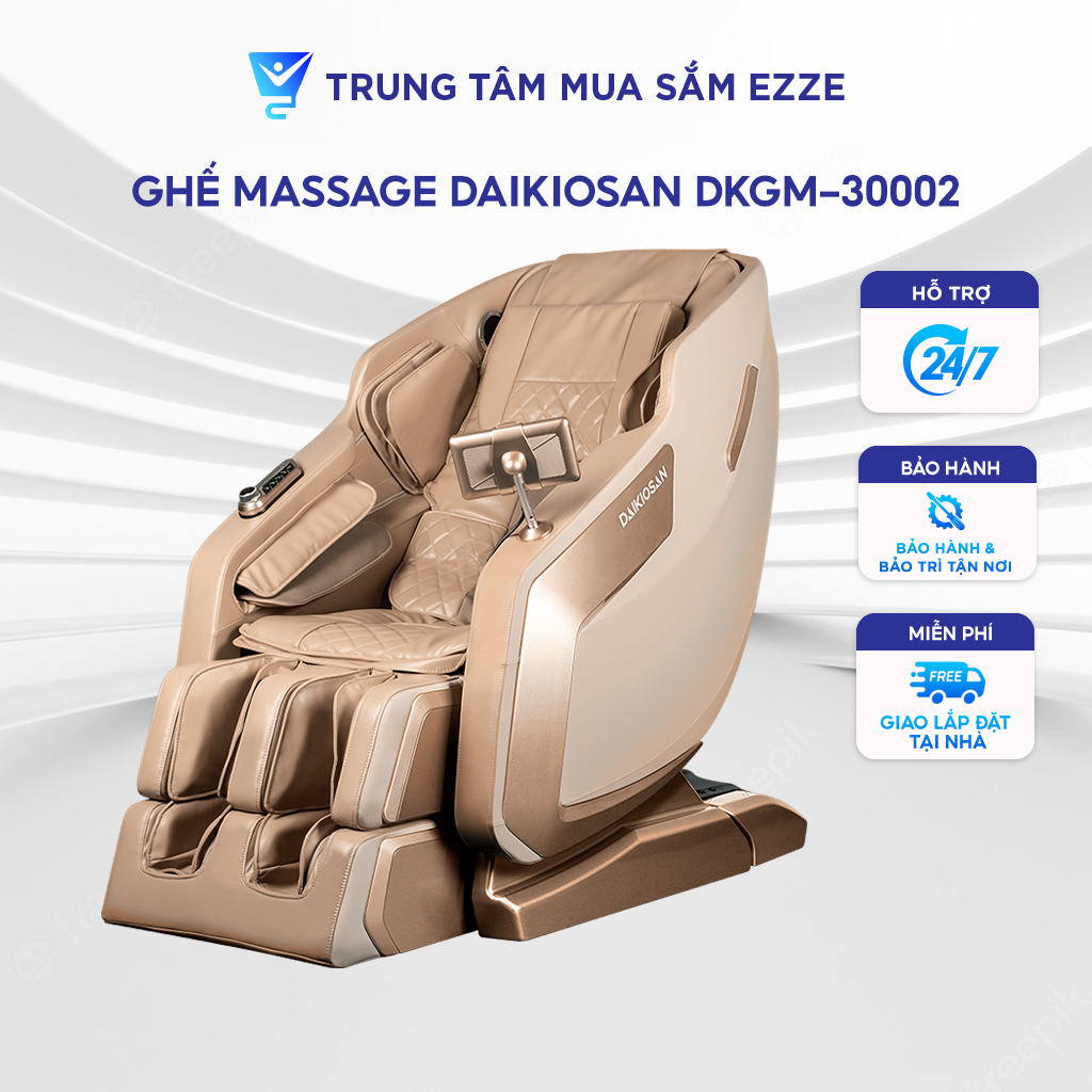 Ghế Massage Toàn Thân Daikiosan DKGM-30002 Chế Độ Không Trọng Lực, Công Nghệ AI, Scan Cơ Thể, 4D Massage