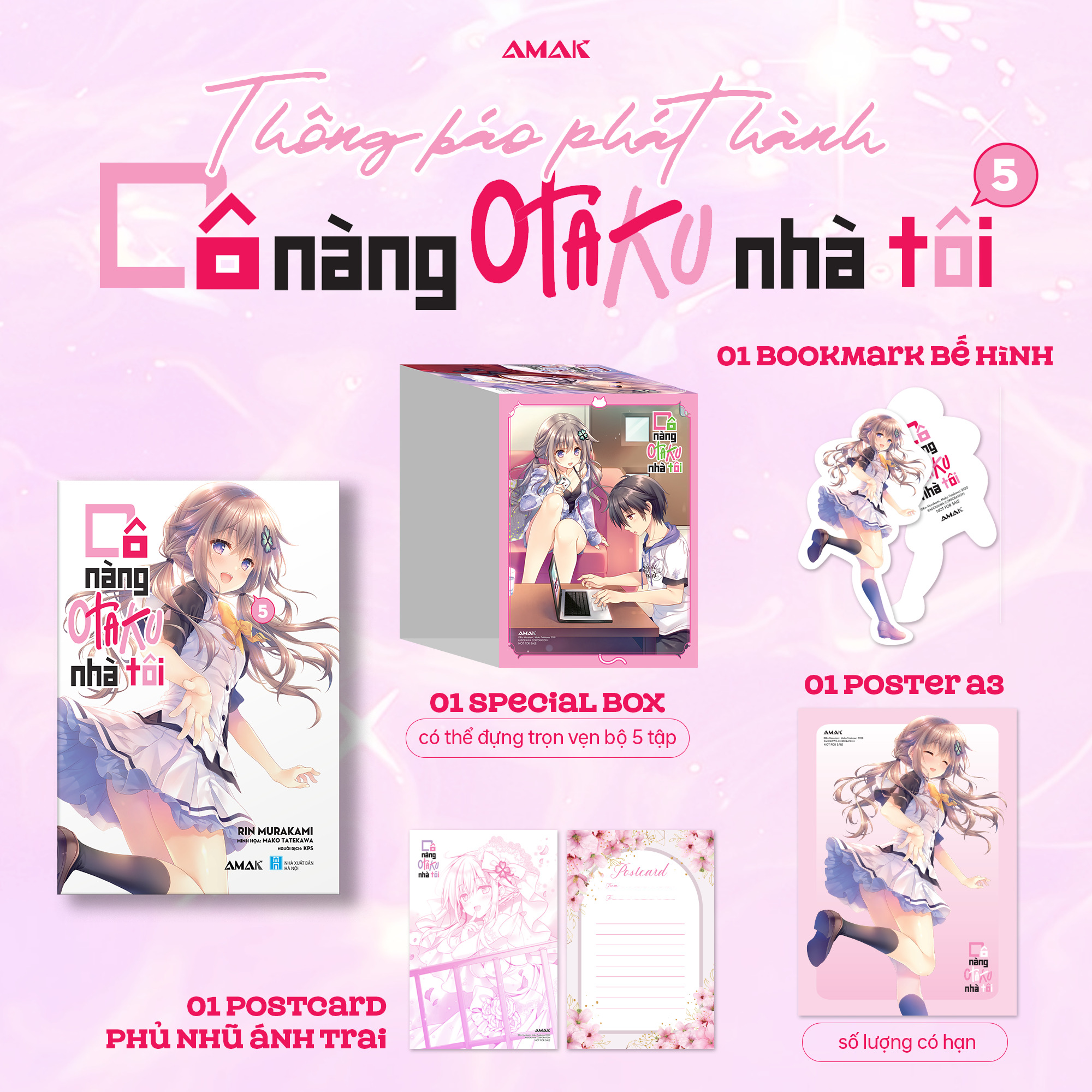 [Light Novel] Cô Nàng Otaku Nhà Tôi - Tập 5 - Amakbooks