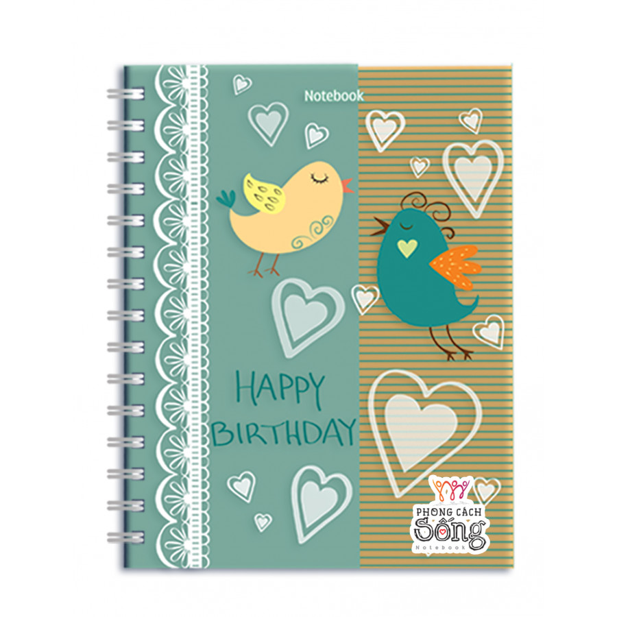 Sổ Lò Xo Notebook Minh Long - Happy Birthday