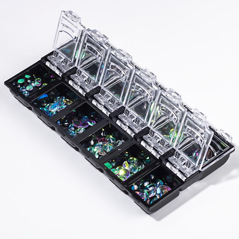 Đá đính móng nail set 12 mẫu