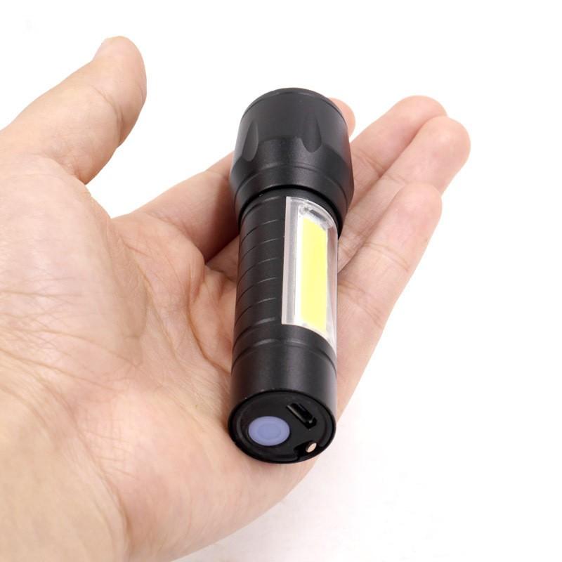 Đèn Pin Mini Siêu Sáng Police Cao Cấp Có Zoom, Đèn Pin Mini Led Siêu Sáng Chống Nước Giá Rẻ