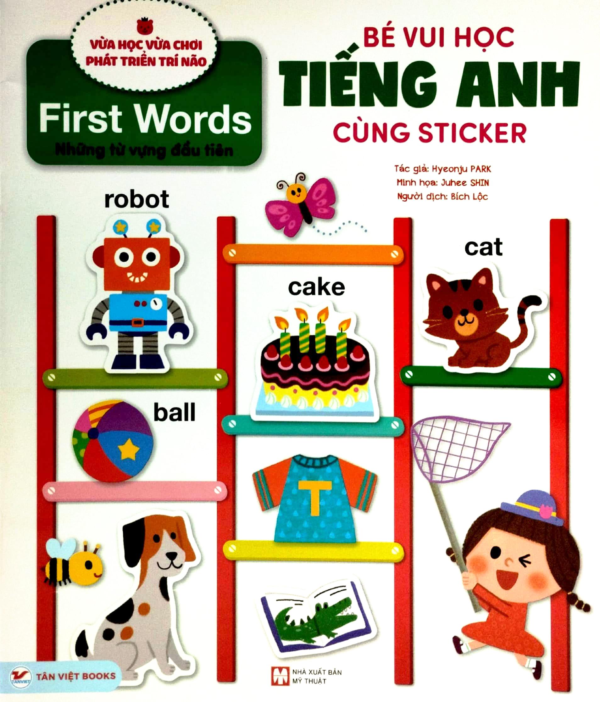 Bộ Sách Bé Vui Học Tiếng Anh Cùng Sticker