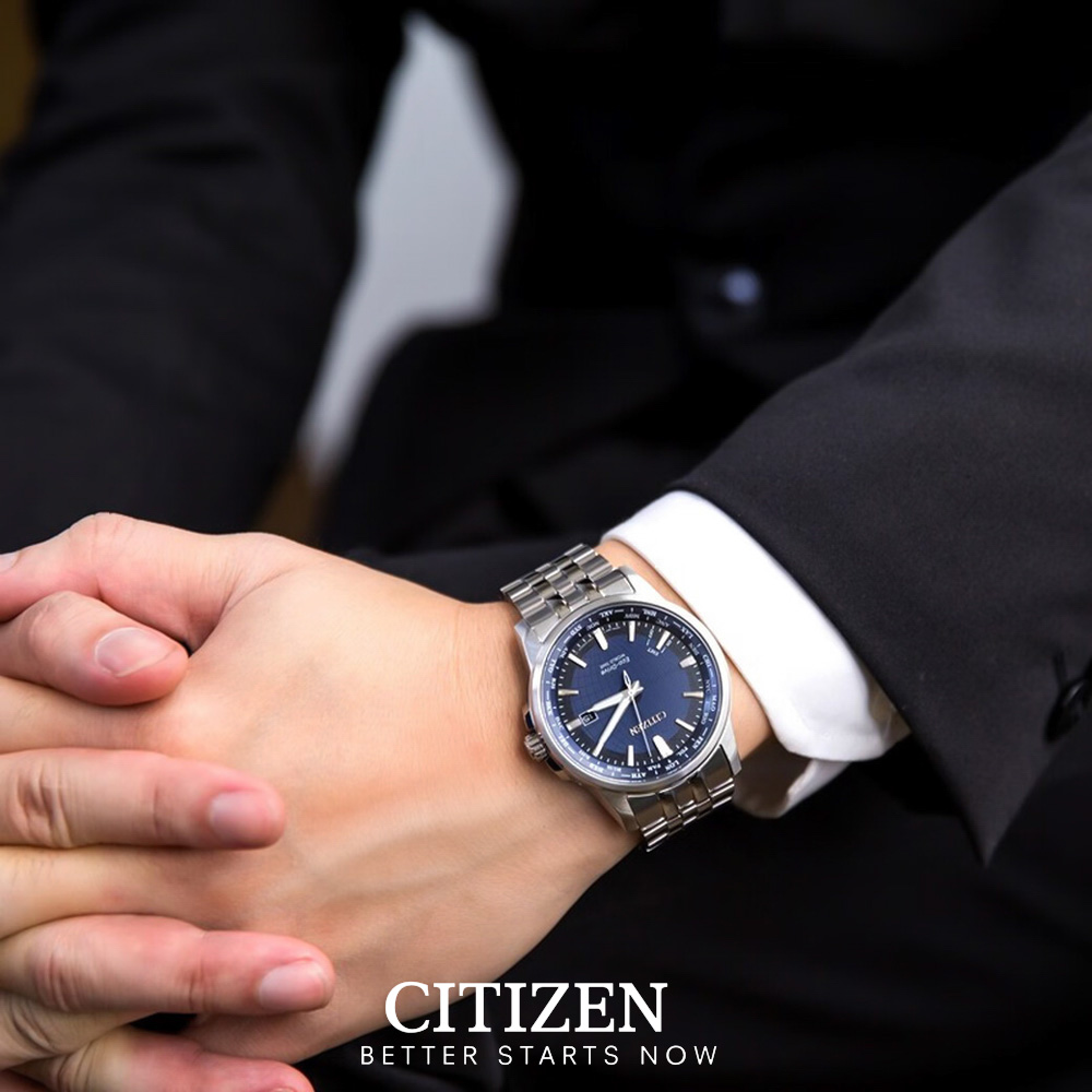 Đồng Hồ Nam Citizen Dây Thép Không Gỉ BX1001-89L - Mặt Xanh (Sapphire)