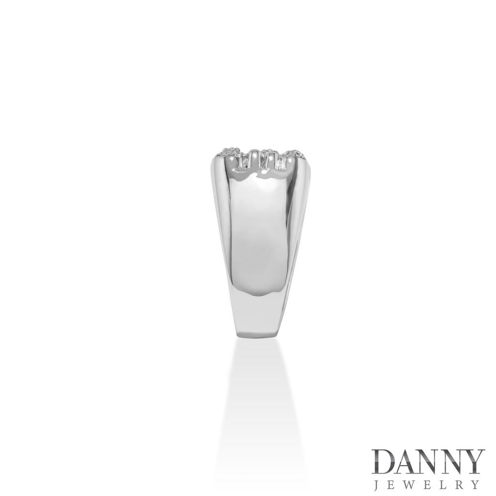 Hình ảnh Nhẫn Nữ Danny Jewelry Bạc 925 Xi Rhodium Đính Đá CZ SPLRA193