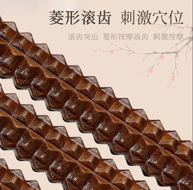 Dụng Cụ Massage Bàn Chân Bằng Gỗ Cao Cấp Loại 6 Dòng 2 Hàng Chắc Chắn