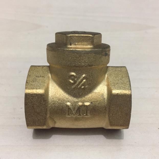 LUPE VAN 1 CHIỀU LO XO, MỘT CHIỀU LÁ LẬT ĐỒNG THAU REN 1/2”,3/4”,1”