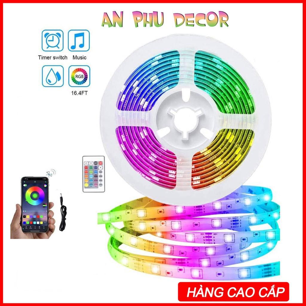 Đèn Led TikTok An Phú Decor Full Color Cảm Biến Điều Khiển Trên Điện Thoại