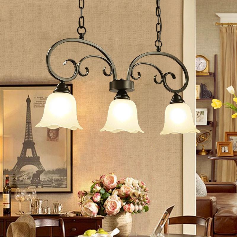 Đèn thả MANGAN trang trí nội thất, phong cách cổ điển thân kim loại sơn tĩnh điện cao cấp - kèm bóng LED chuyên dụng