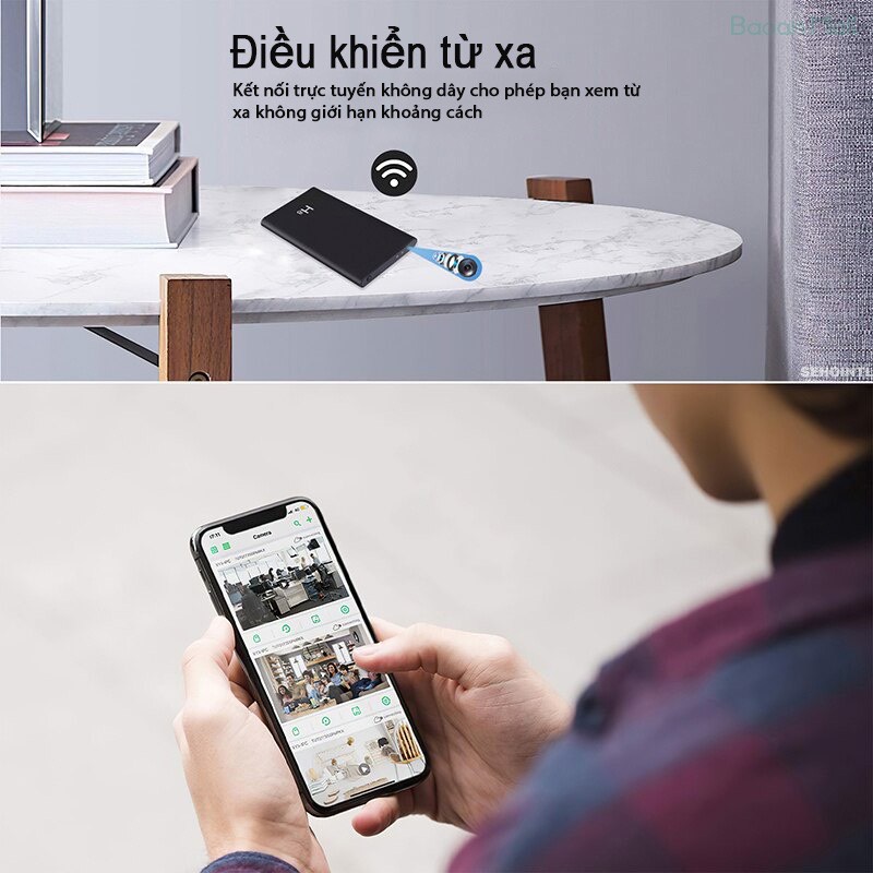 Camera wifi H8-1080p xem từ xa qua điện thoại tặng kèm thẻ 64gb