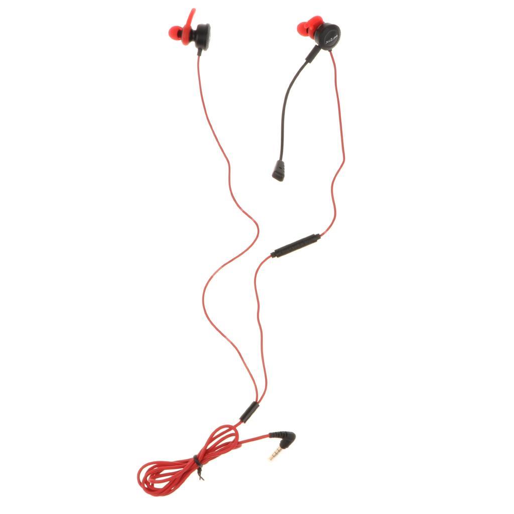 3.5mm Gaming Earphone Noise Isolating In Ear Headphone Wired Game Headset