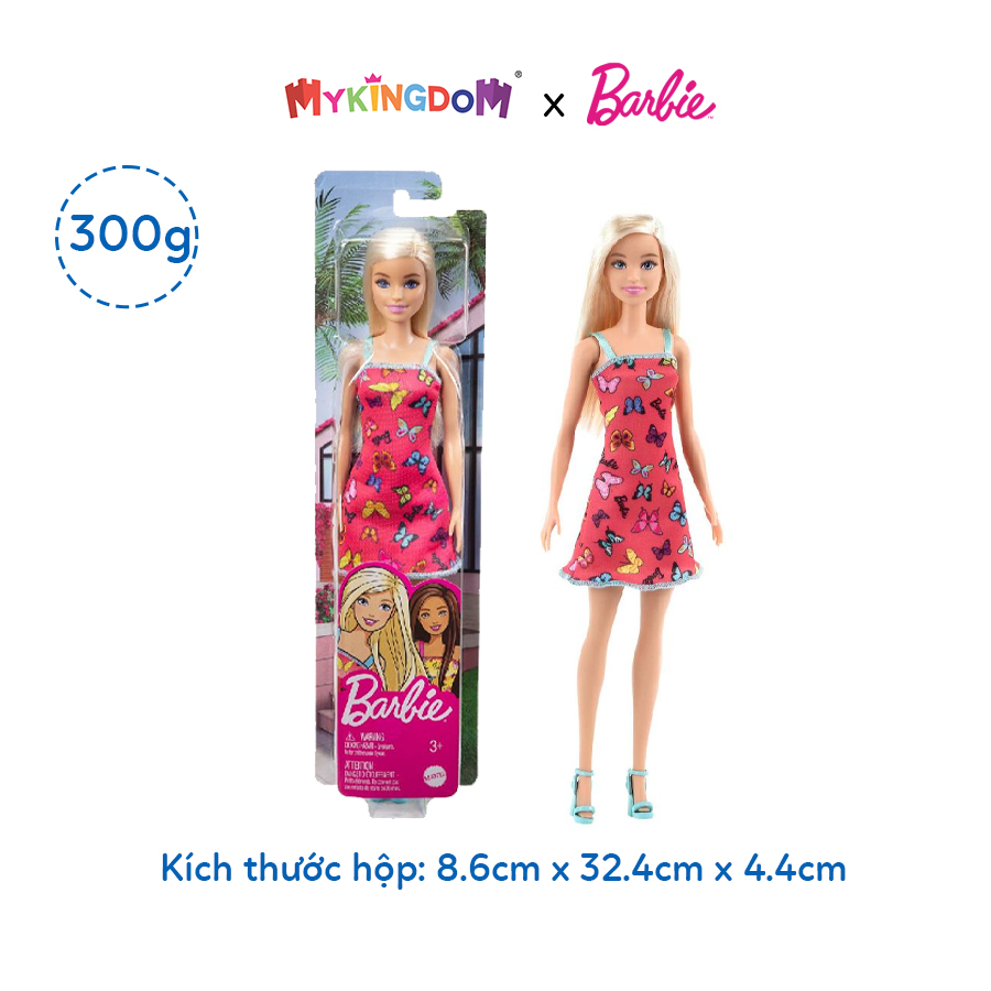 Đồ Chơi Búp Bê Thời Trang Năng Động Barbie Bst Bướm Hồng BARBIE HBV05/T7439