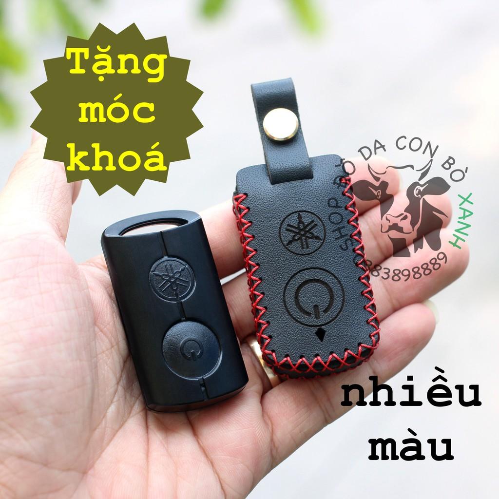 Bao da dành cho Chìa Khóa Smartkey Yamaha NVX, Janus, Nozza Grande, FreeGo, Latte, Exciter 155 VVA handmade da thật