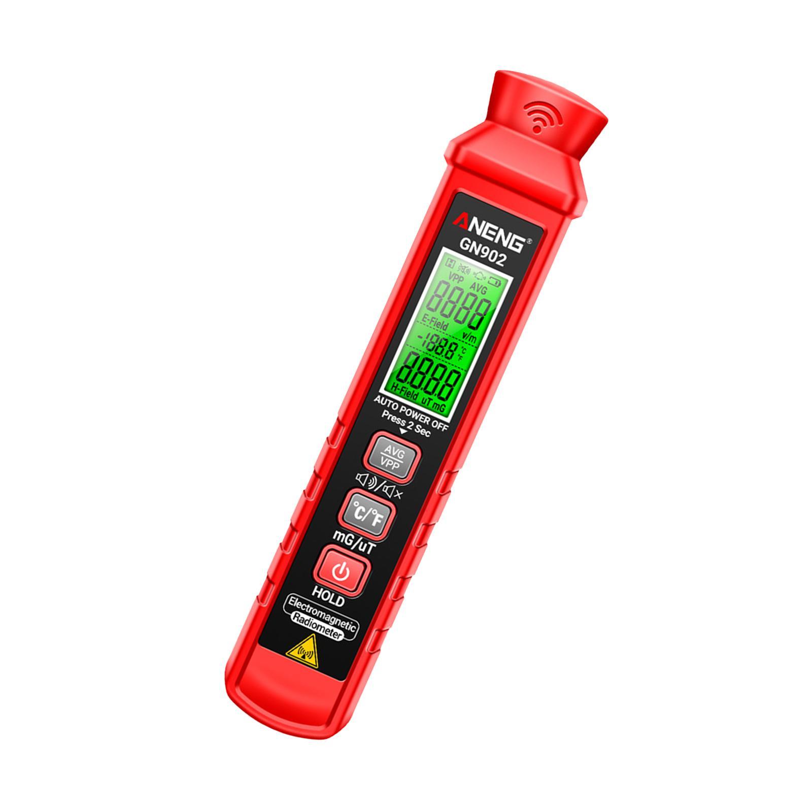 Electromagnetic Field Tester EMF Digital LCD Emf Testing EMF Meter EMF Tester for Computers Industry Home Office