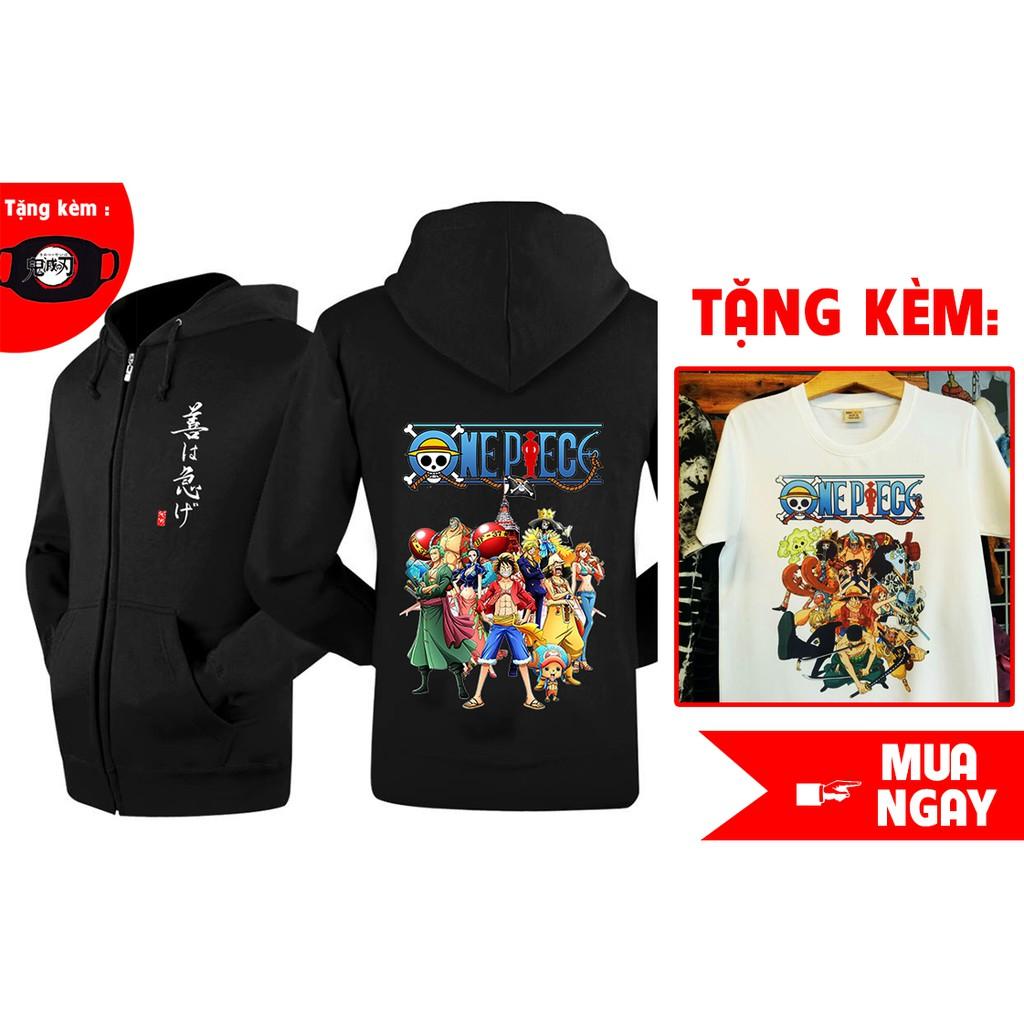 Mẫu áo khoác in hình One Piece giá rẻ xả kho - Fan One Piece nào cũng nên có