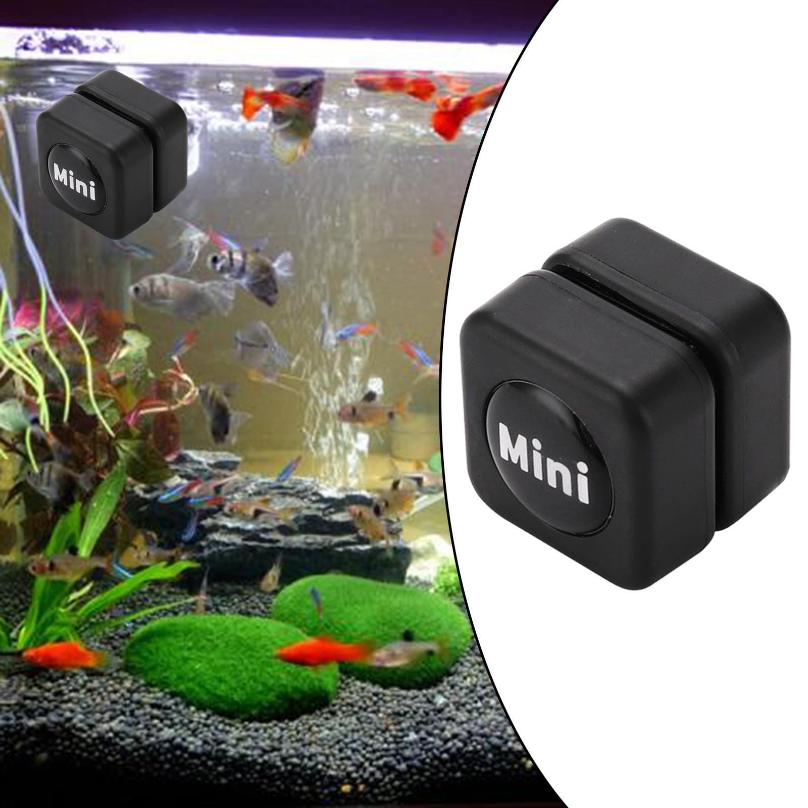 2Pcs Mini Magnet Fish Tank Brush Aquarium Glass Cleaner Durable Cleaning