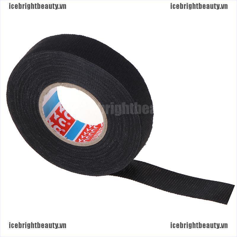 Cuộn Băng Keo Vải Quấn Dây Điện Cho Xe Hơi 19mmx 15m