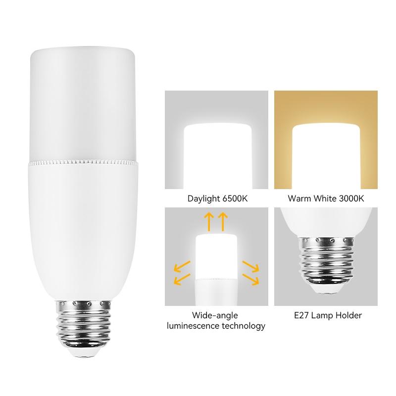 Bóng đèn LED 6500K Hiệu ứng ánh sáng ban ngày Bóng đèn LED Bóng đèn Bắp bóng Bóng đèn Mentol Bóng đèn E27 Tiết kiệm 90% năng lượng