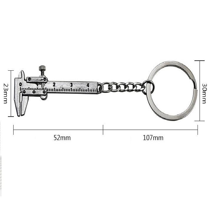 THƯỚC KẸP MINI KIM LOẠI KIỂU MÓC KHÓA - CB319