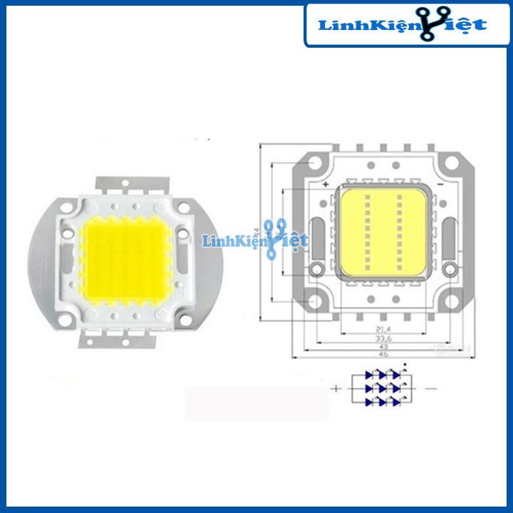 Đèn led công suất 50W điện áp 12V ánh sáng trắng