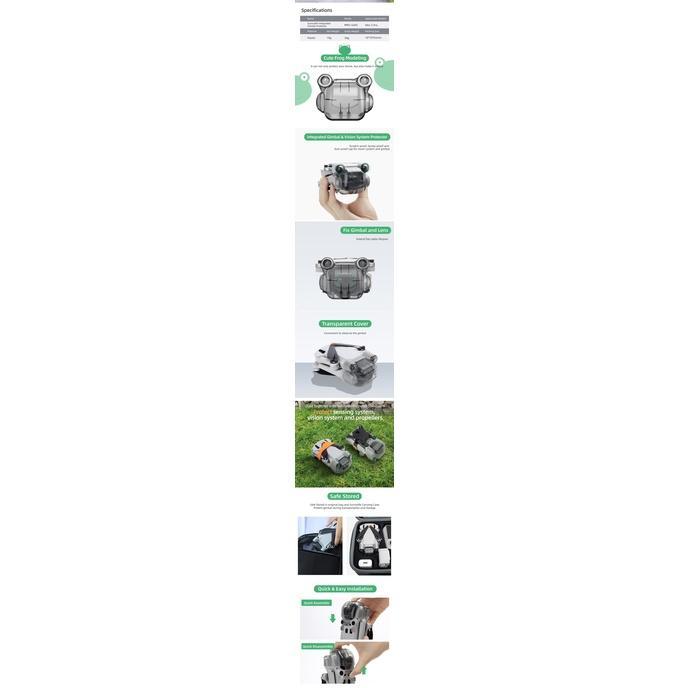 Nắp Bảo Vệ Ống Kính Chống Lóa Cho Máy Ảnh DJI Mini 3 Pro