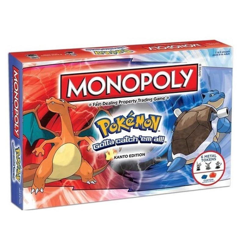 Cờ Tỷ Phú MONOPOLY POKEMON EDITION Board Game Pokemon Kanto Edition Family Boardgame Cờ tỉ phú