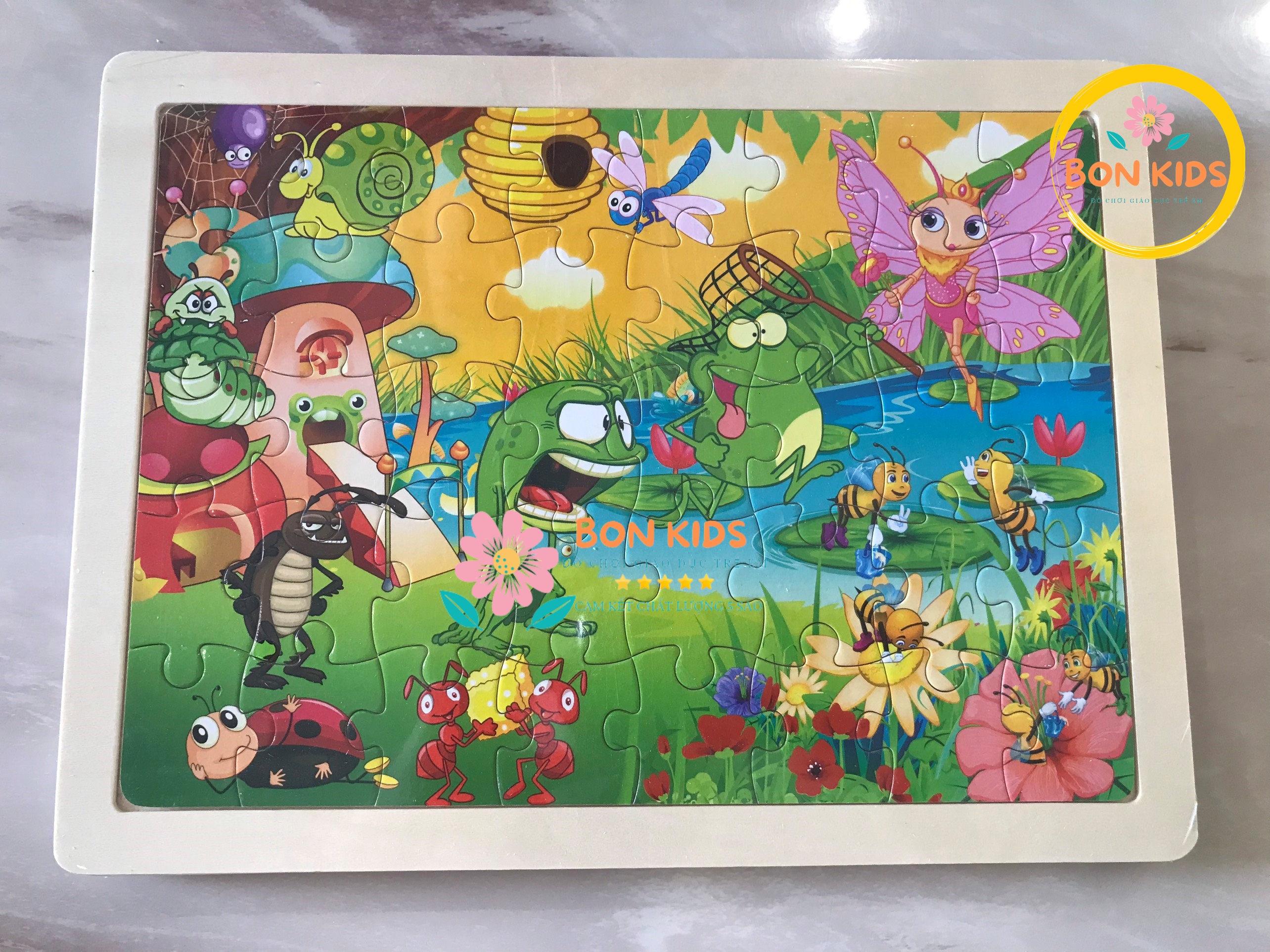 Đồ chơi tranh xếp hình 40 mảnh puzzle cho bé - Đồ chơi thông minh trẻ em