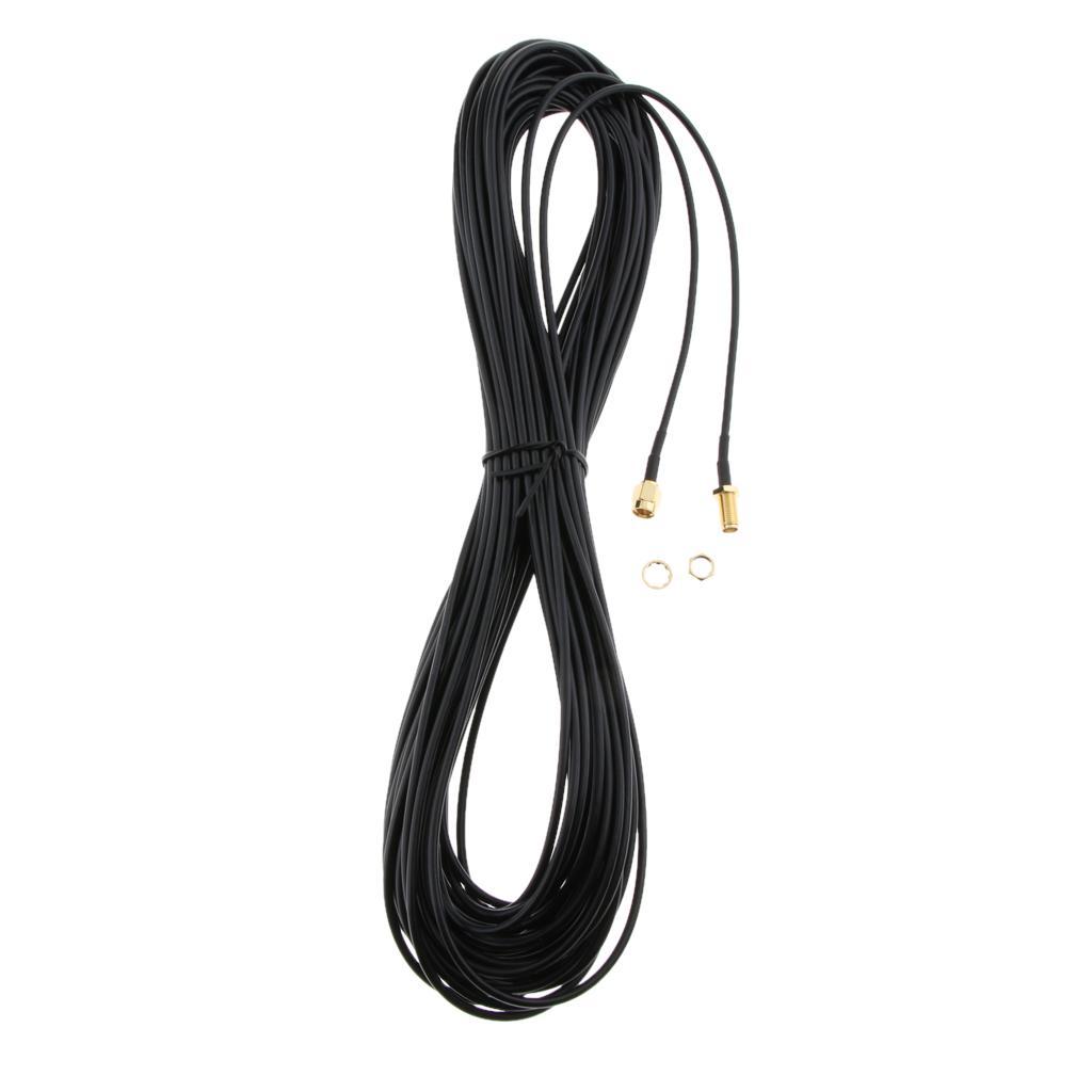 2x Antenna Extension Cable RP-SMA Male to Female LAN Router Aerial Adapter#2