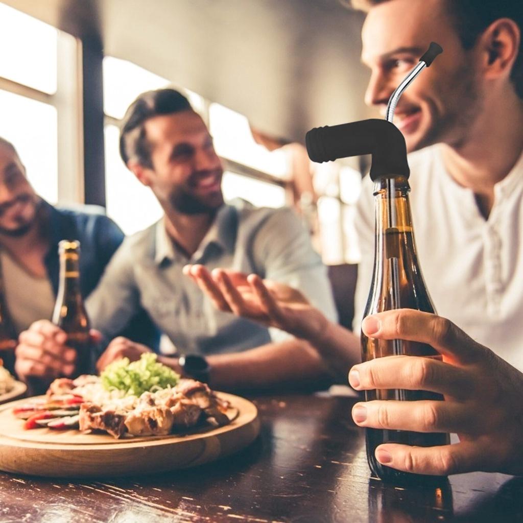 Beer Snorkel Festivals Party Dispenser Portable Beer Snorkel Beer Funnel Party Games Quick Drink Beer Bottle Funnel Bar Tool