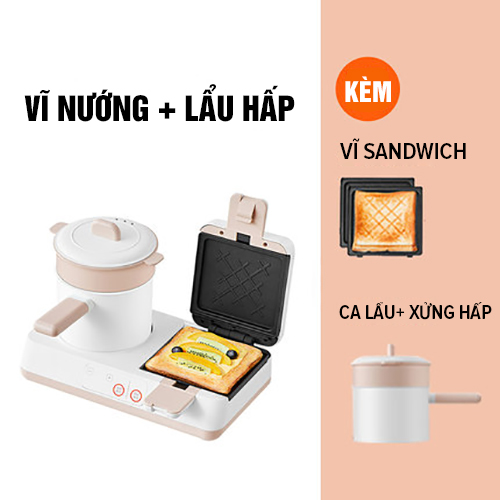 Máy Nướng Bánh Mì Nấu Soup 2 Trong 1 Joyoung SK06K-GS950 - Hàng Chính Hãng