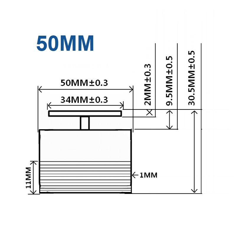 Loa rung toàn dải 25W 8ohm 50MM Âm thanh Loa di động Âm trầm Bass Neodymium Sound Exciter Màu sắc: Bạc 25W 8ohm