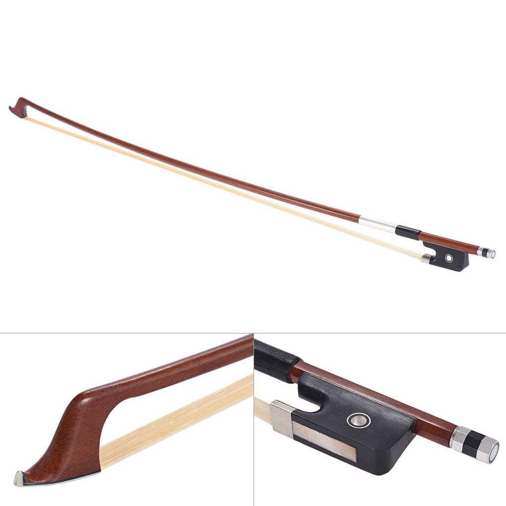 Cello Bow Well Balanced Brazilwood Cello Bow Horsehair Round Stick