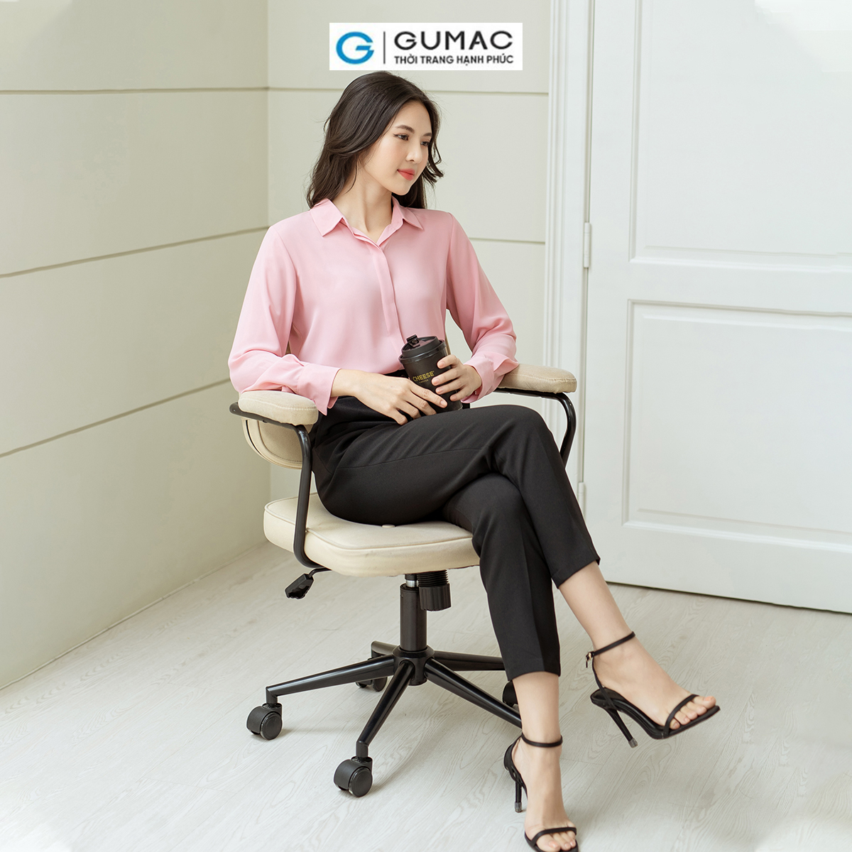 Quần tây nữ ống đứng GUMAC QD08055