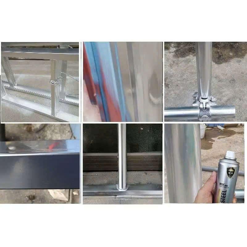 Sơn Xịt Màu Crom Loại Xịn - Độ Bám Dính Cao, Chịu Nhiệt Tốt, Chuyên Dụng Cho Sắt Thép &amp; Xe Cộ