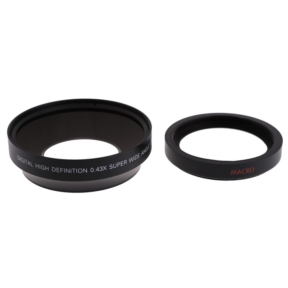 67mm Digital High Definition 0.43×SuPer Wide Angle Lens With Macro Japan Optics for Canon Rebel T5i T4i T3i 18-135mm