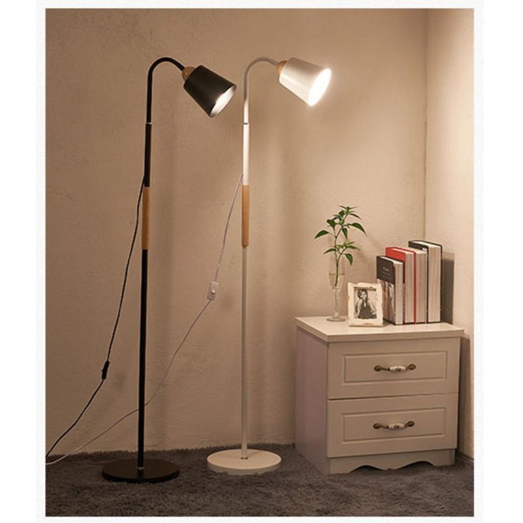 Đèn Cây Đứng Cao Cấp D300 - Đèn Đứng Trang Trí Nội Thất, Kèm Bóng LED Bảo Vệ Mắt - Góc ánh sáng 360 độ Phù Hợp Mọi Không