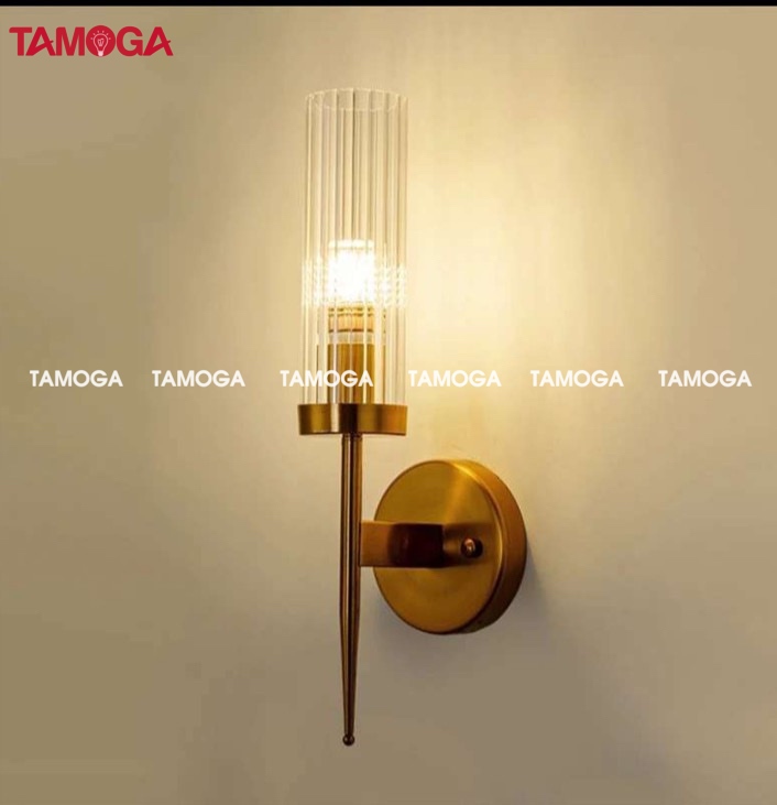 Đèn gắn tường phòng ngủ pha lê đơn TAMOGA KAVYS 1267/1 + Tặng kèm bóng LED AS vàng