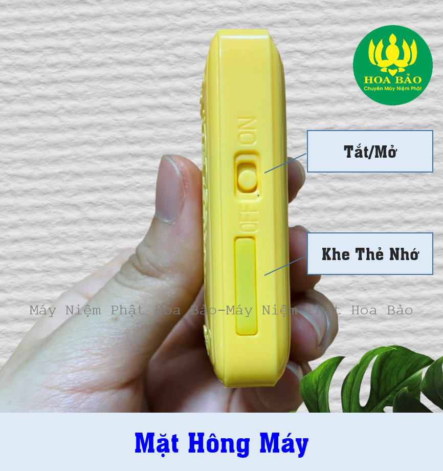 Hình ảnh ️ Máy Niệm Phật Tí Hon Lá Bồ Đề - Máy Niệm Phật Mini JAS01-T - Hàng Chuẩn Tịnh Tông