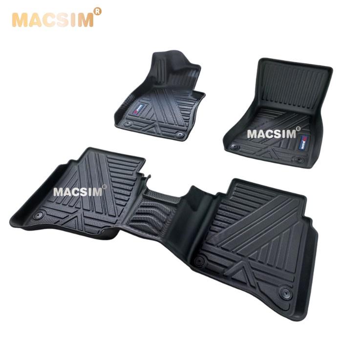 Thảm lót sàn xe ô tô Mercedes ben S 2021+ qd Nhãn hiệu Macsim chất liệu nhựa TPV cao cấp