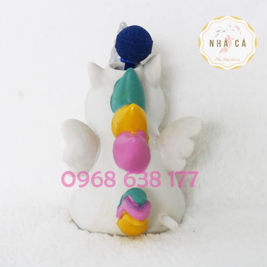 Sủi oxy hình dáng Kỳ Lân 1 sừng siêu kute-CHƯA GỒM MÁY OXY