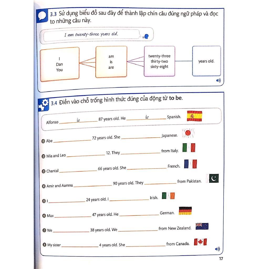 Sách - Tiếng Anh Cho Mọi Người - English For Everyone - Level 1 Beginner - Practice Book (Kèm CD) - Nhân Trí Việt