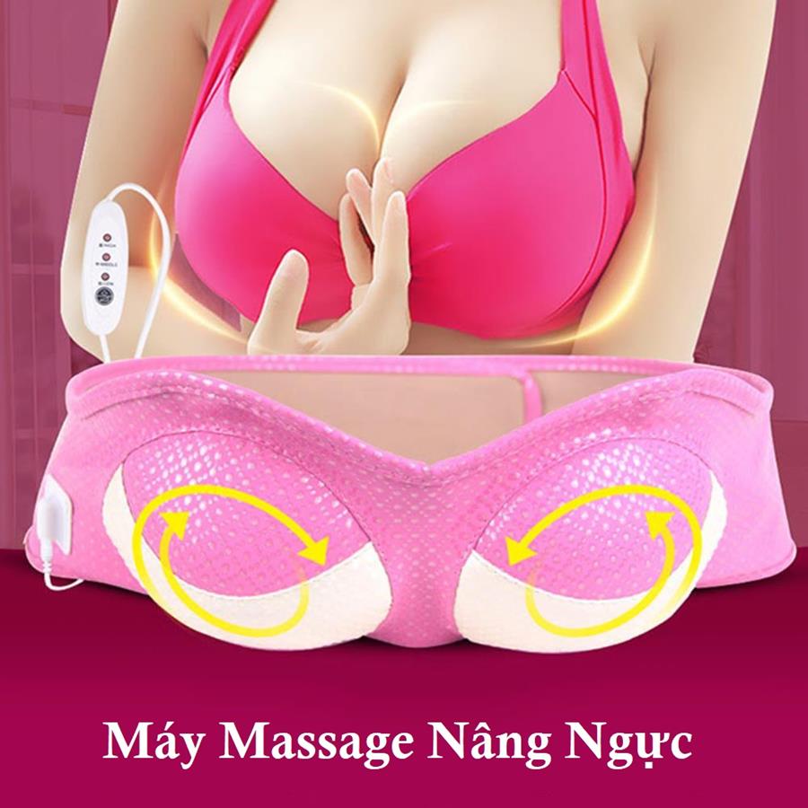 Máy Massage Nâng Ngực Chất Liệu Da PU Không Gây Kích Ứng, Nguồn Điện Ra 12V An Toàn, Massage Xoay 360 Độ, Tia Hồng Ngoại Giúp Tăng Vòng 1, Săn Chắc Quyến Rũ.