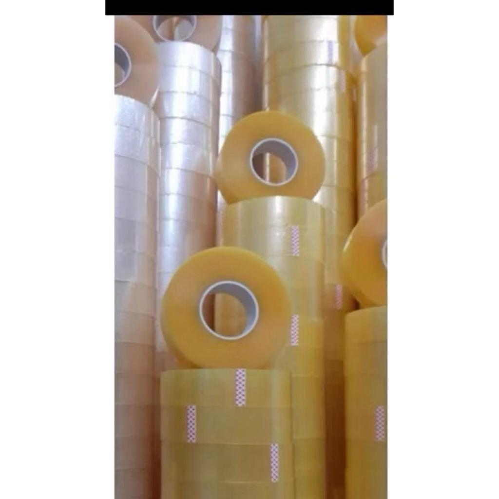Băng dính và băng keo 1kg/1cuộn Độ Bám Dính Siêu Tốt Chống Thấm Nước Dễ Kéo Dài Và Bền Màu Sắc Trong Vàng Đục Chất Lượng Cao bang dinh