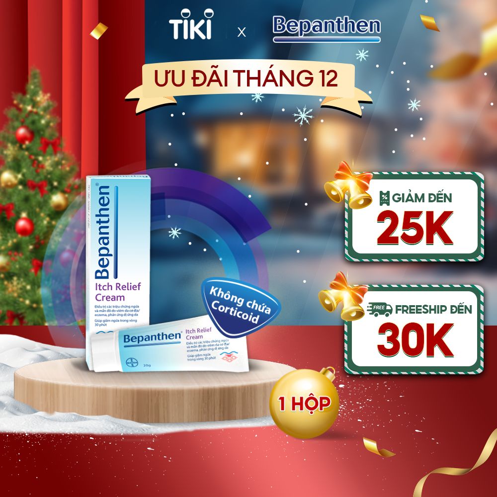 Kem Giảm Ngứa Và Mẩn Đỏ Bepanthen Itch Relief Cream 20G