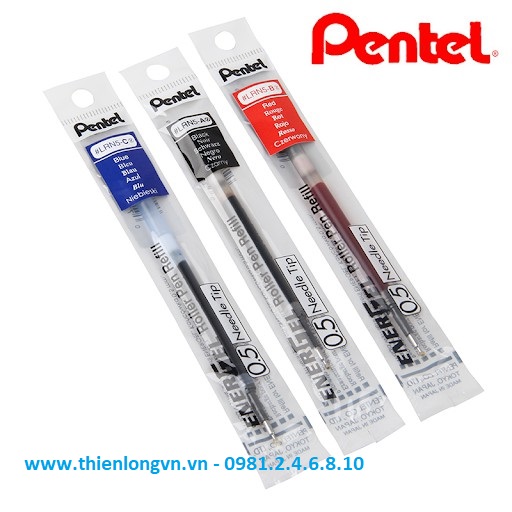 Hộp 12 Ruột bút nước energel Pentel LRN5 màu xanh
