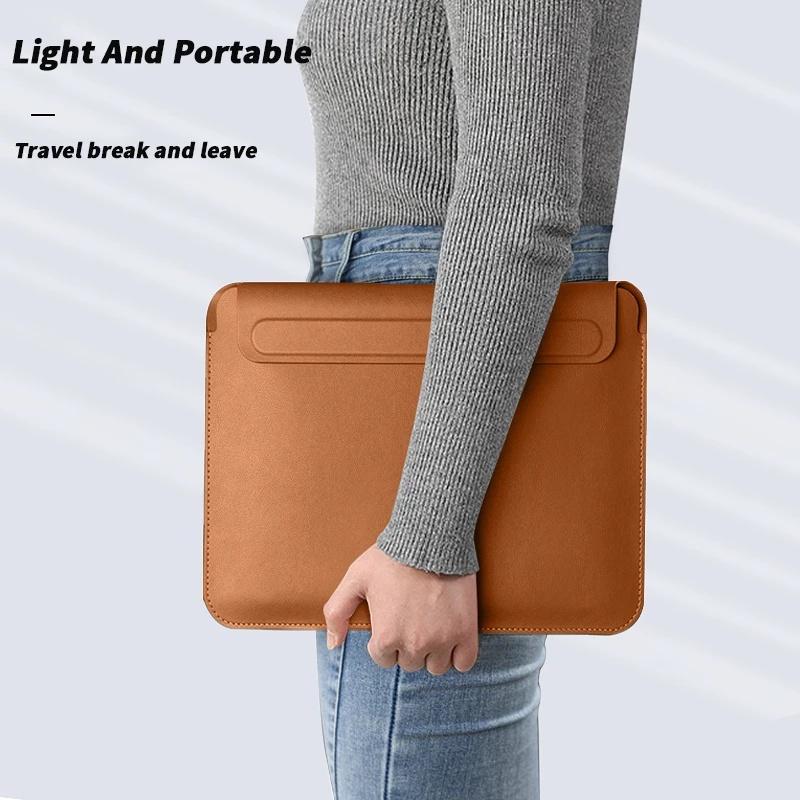 Bao Da PU Máy Tính Bảng Khóa Nam Châm Cho Asus / HP / Lenovo / Acer / Dell / Apple MacBook / Xiaomi / Huawei Magicbook / Microsoft / Logitech / Hasee / MSI 12 13 14 / 15.6 Inch