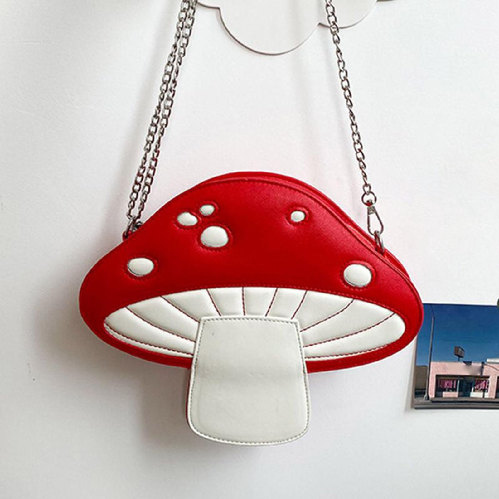 Fashion Mushroom Shape Shoulder Bag Purses Travel Tote for Women