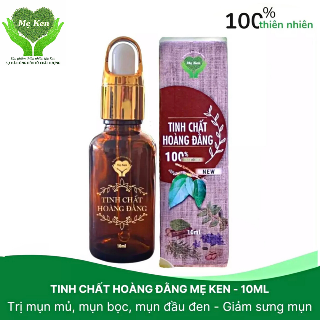 Tinh Chất Hoàng Đằng MẸ KEN 10ml- Serum mụn (bọc, mủ, sưng, viêm, dị ứng...)