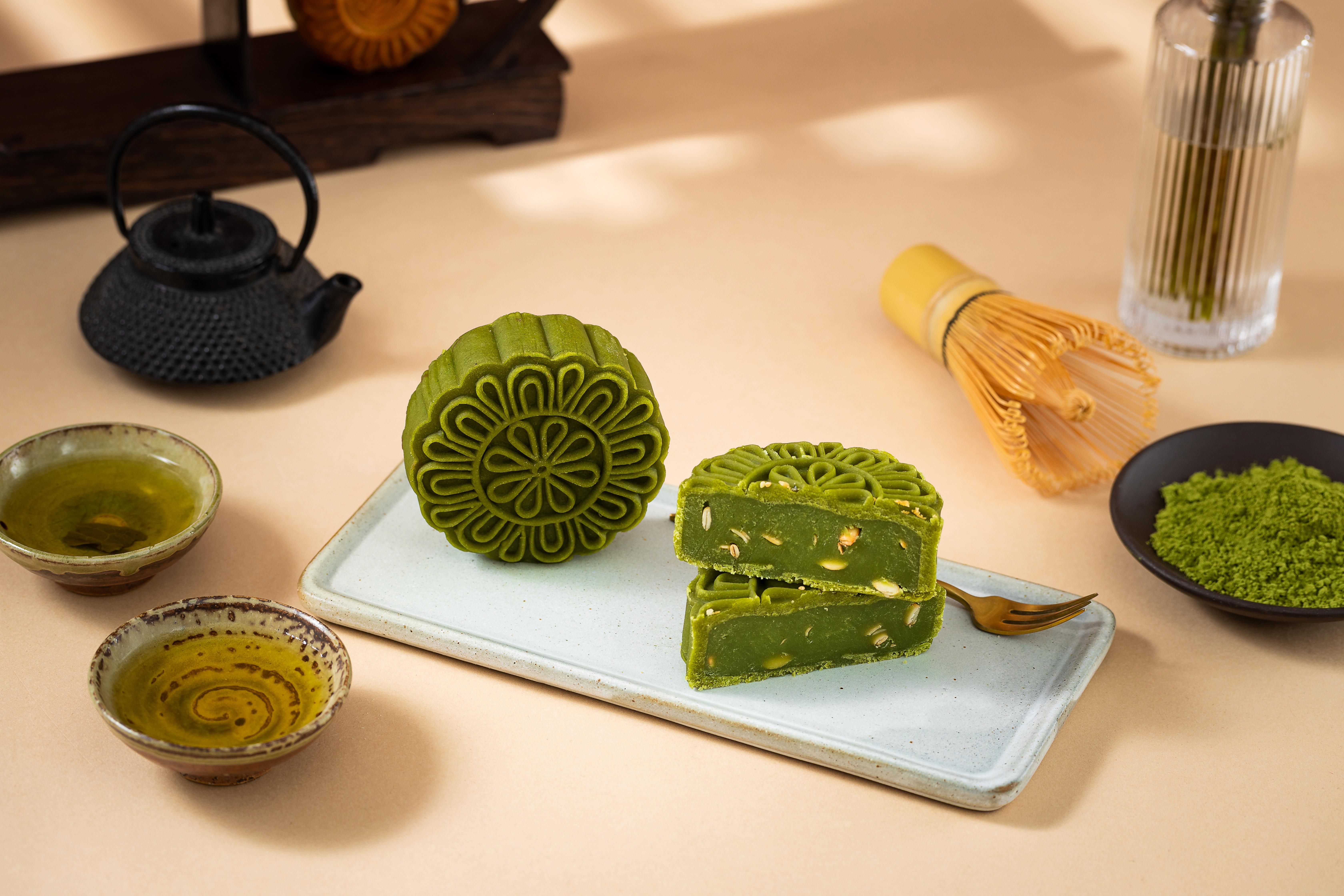 Bánh trung thu Bảo Ngọc - Bánh nướng trà xanh – matcha